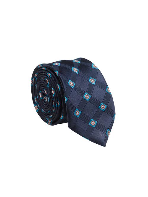 blue micro fiber tie - 15114579 - Very Small Image - 1