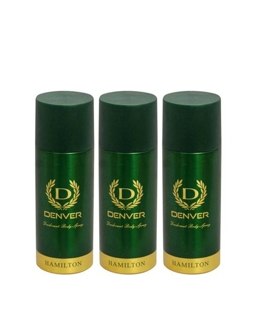 denver hamilton deodorant spray - for men (495 ml, pack of 3) - 15115320 - Very Small Image - 1