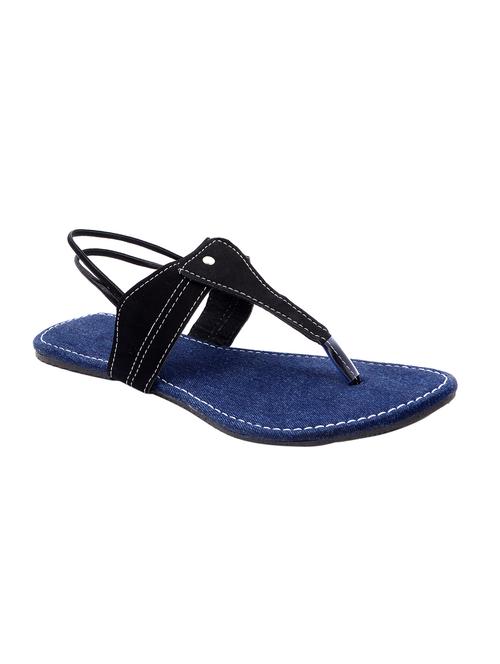 black back  strap sandal - 15116605 - Very Small Image - 1