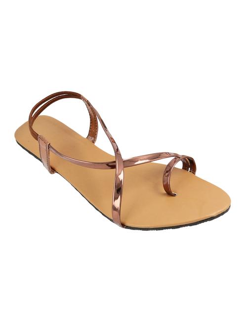 copper back strap sandal - 15116789 - Very Small Image - 1
