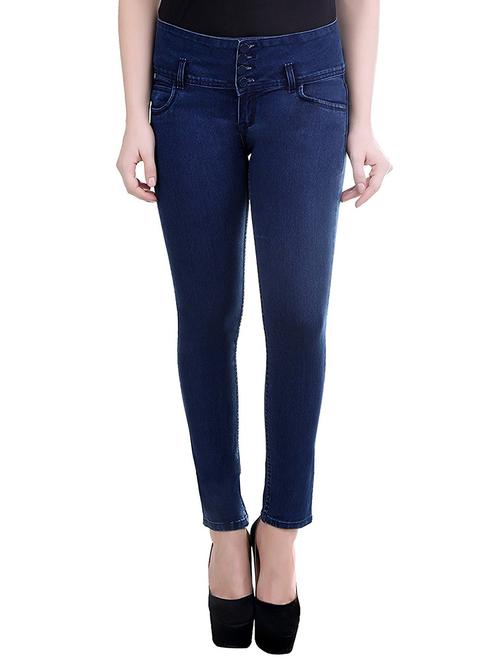 solid blue denim jeans - 15118702 - Very Small Image - 1