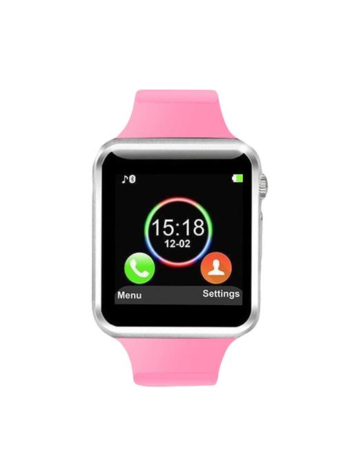 jm new a1 pink colour smart watche with sim/sd card support - 15118719 - Very Small Image - 1