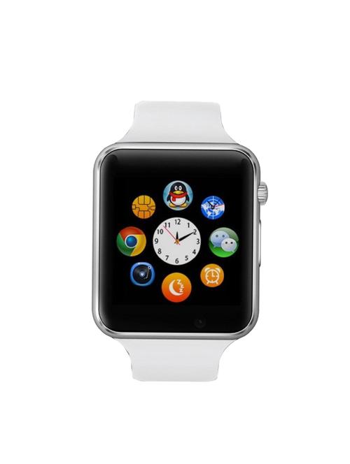 jm new a1 white colour smart watche with sim/sd card support - 15118720 - Very Small Image - 1