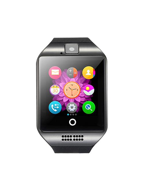 jm new q18 blackcolour smart watch with sim/sd card support - 15118726 - Very Small Image - 1