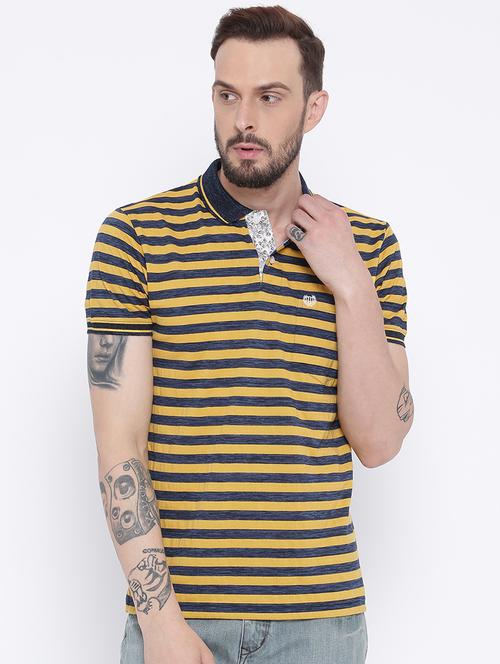 yellow cotton polo t-shirt - 15119119 - Very Small Image - 1