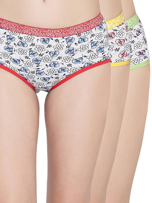 set of 3 multi colored hipster panty - 15119282 - Very Small Image - 1