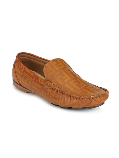 tan leather slip on loafer - 15121128 - Very Small Image - 1