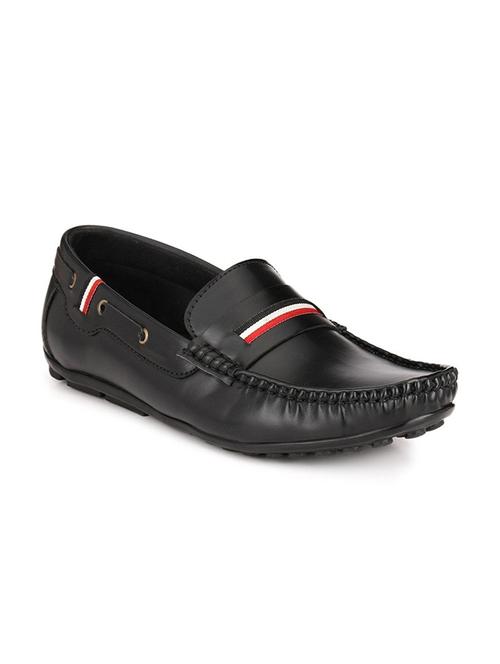 black leather slip on loafer - 15121184 - Very Small Image - 1