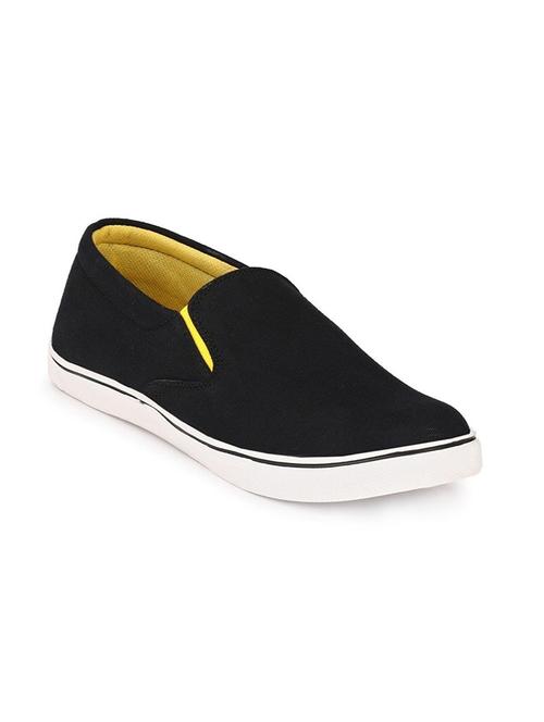 black canvas casual slipon - 15121185 - Very Small Image - 1