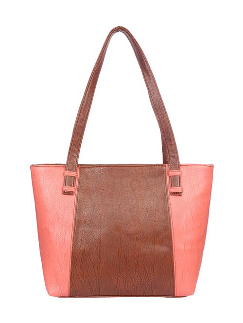 brown leatherette handbag - 15121355 - Very Small Image - 1
