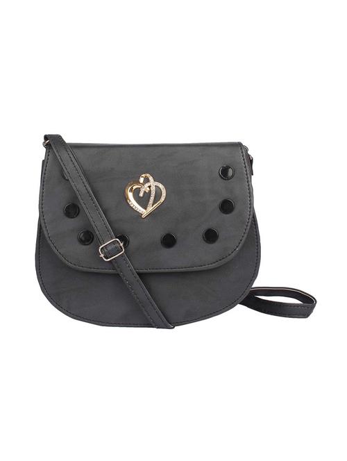 black leatherette sling bag - 15121576 - Very Small Image - 1