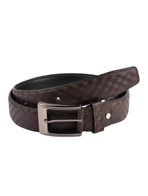 brown leatherette belt - 15122206 - Very Small Image - 1