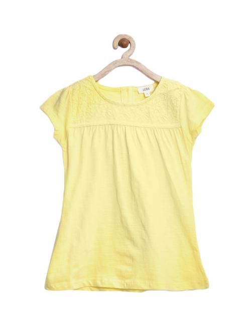 yellow cotton top - 15122669 - Very Small Image - 1