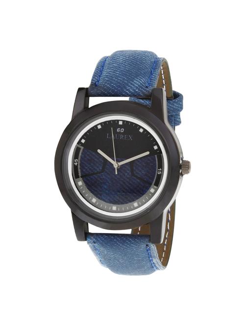 laurex black round dial watch for men - 15125169 - Very Small Image - 1