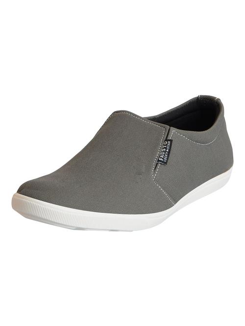 grey canvas casual slipon - 15125800 - Very Small Image - 1
