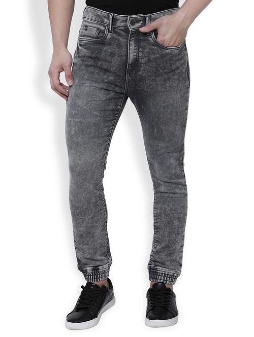 grey cotton blend jogger - 15126984 - Very Small Image - 1