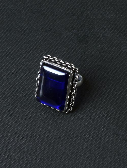 blue metal hand ring - 15127607 - Very Small Image - 1