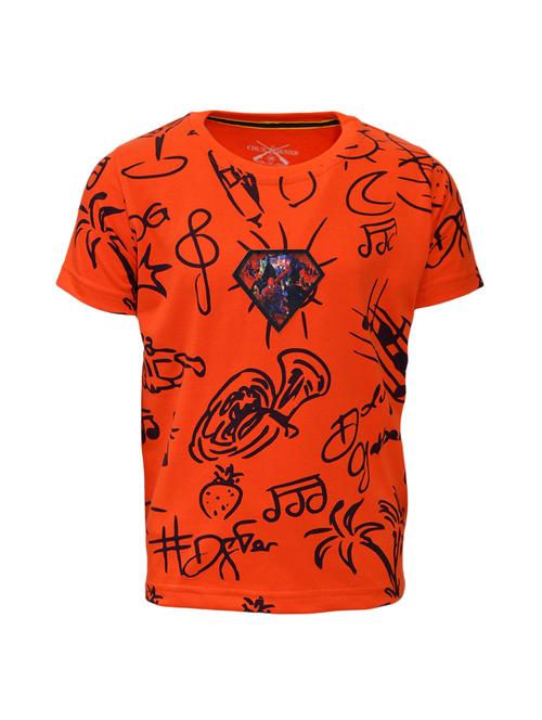 round neck quirky print t-shirt - 15128311 - Very Small Image - 1