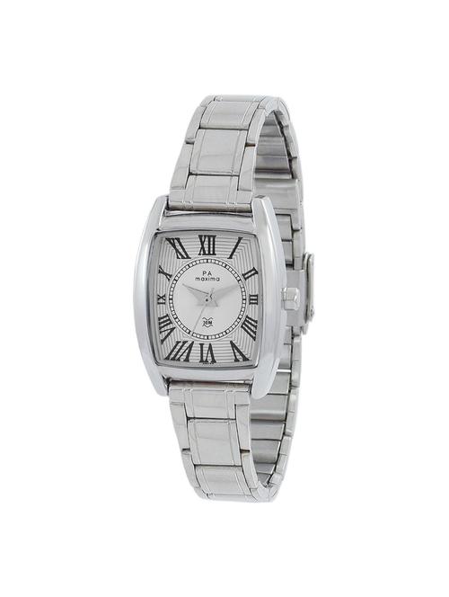 maxima silver dial watch for men - 49473cali - 15130429 - Very Small Image - 1