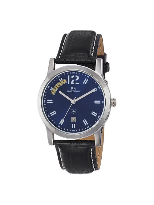 maxima blue dial watch for men - o-49670lmgi - 15130447 - Very Small Image - 1