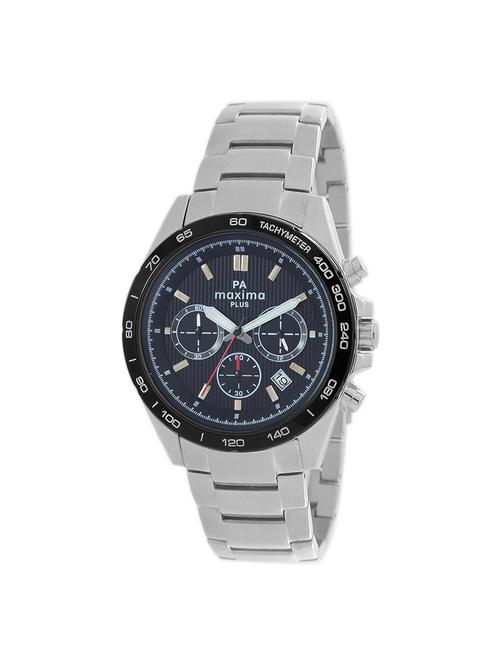 maxima black dial watch for men - 46080cmgs - 15130452 - Very Small Image - 1