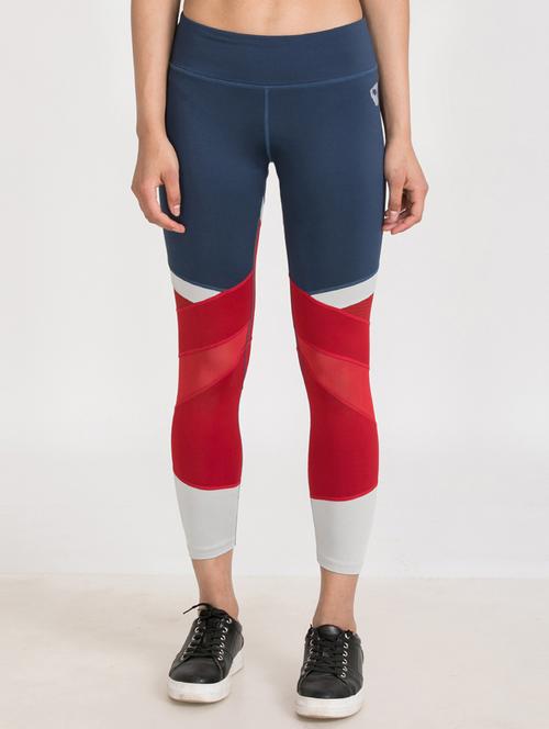 blue solid track pant - 15131993 - Very Small Image - 1