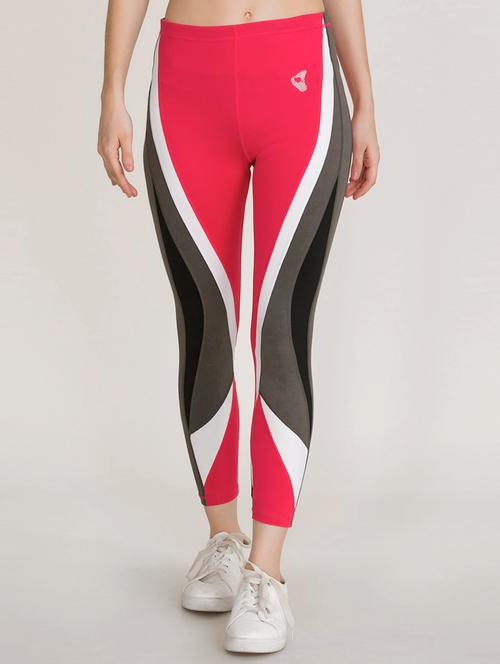 pink printed track pant - 15131999 - Very Small Image - 1