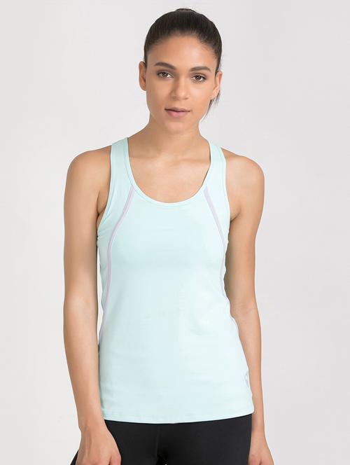 blue polyester tank tee - 15132062 - Very Small Image - 1
