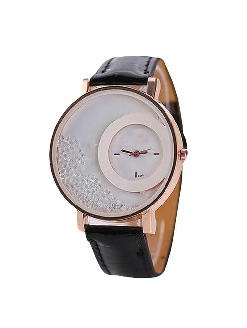 jm maxre pu leather belt ladies watch - 15132304 - Very Small Image - 1