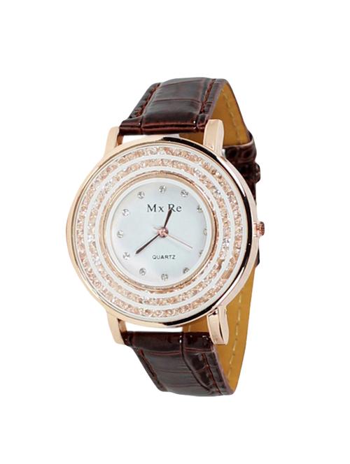 jm maxre pu leather belt ladies watch - 15132308 - Very Small Image - 1