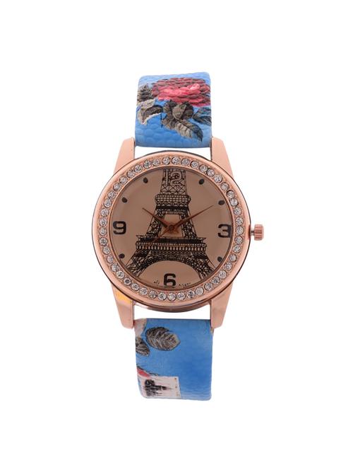 jm tower pu leather belt ladies watch - 15132311 - Very Small Image - 1