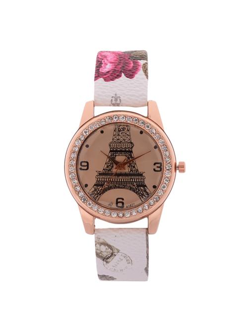 jm tower pu leather belt ladies watch - 15132313 - Very Small Image - 1