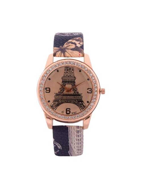 jm tower pu leather belt ladies watch - 15132315 - Very Small Image - 1