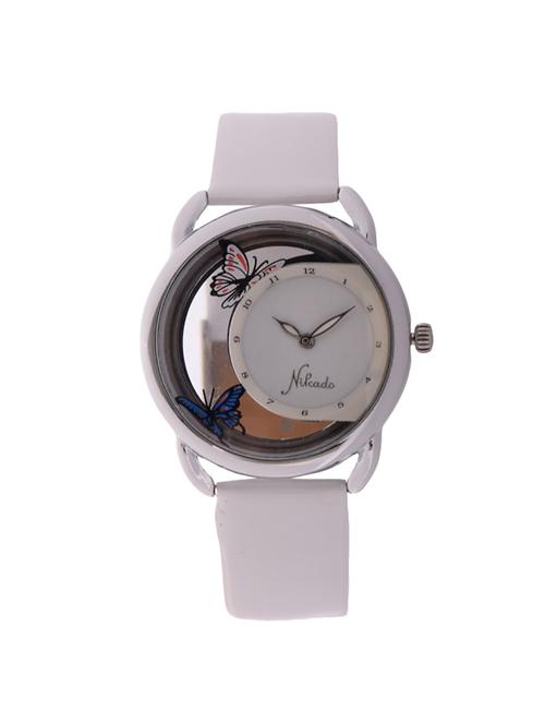 jm nikado pu leather belt ladies watch - 15132318 - Very Small Image - 1