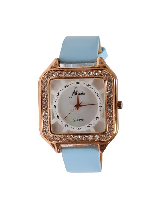 jm nikado pu leather belt ladies watch - 15132326 - Very Small Image - 1