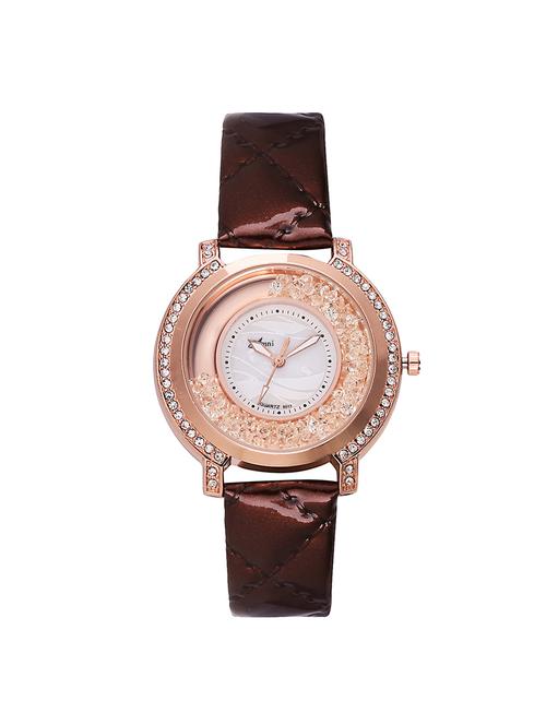 jm amni pu leather belt ladies watch - 15132330 - Very Small Image - 1