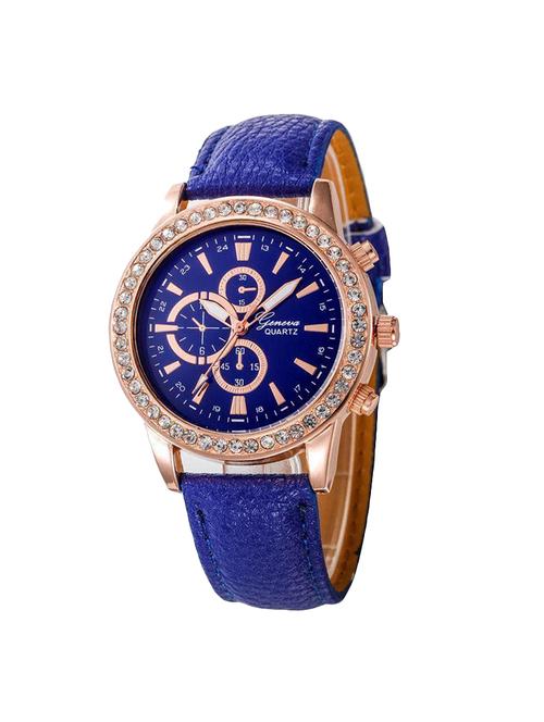 jm new geneva pu leather belt watche - 15132370 - Very Small Image - 1