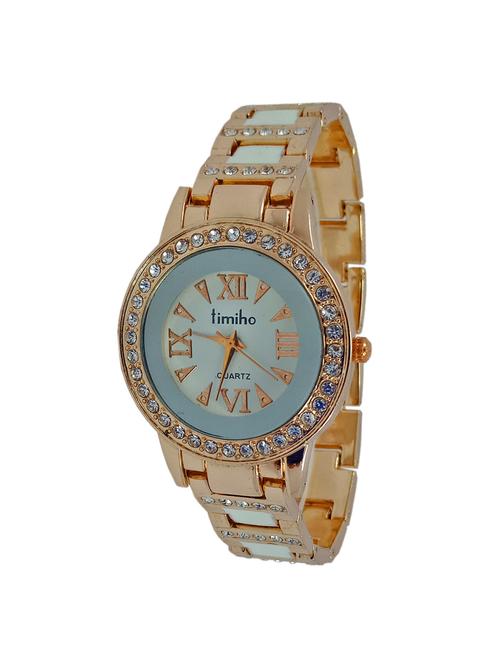 jm metal gold women watche - 15132383 - Very Small Image - 1