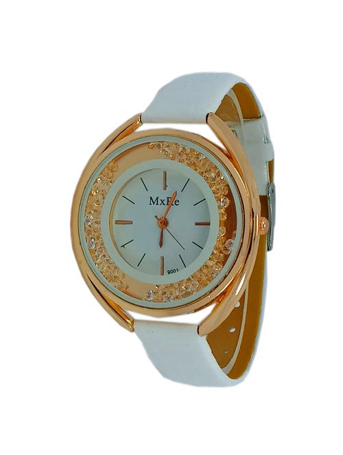 jm maxre pu leather belt ladies watch - 15132399 - Very Small Image - 1