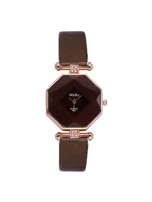 jm maxre pu leather belt ladies watch - 15132406 - Very Small Image - 1