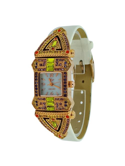 jm queen pu leather belt ladies watch - 15132416 - Very Small Image - 1