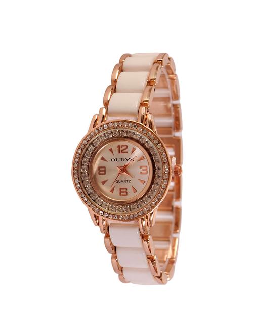 jm metal gold women watche - 15132427 - Very Small Image - 1