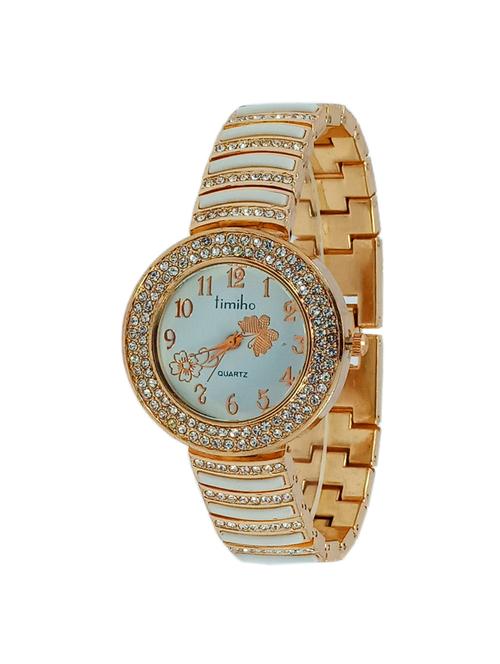 jm metal gold women watche - 15132430 - Very Small Image - 1