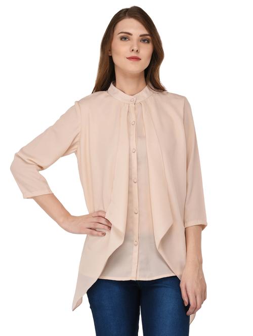 button down layered tunic - 15132661 - Very Small Image - 1