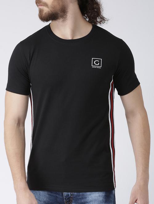 black cotton t-shirt - 15133848 - Very Small Image - 1