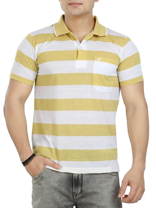 yellow cotton pocket t-shirt - 15135407 - Very Small Image - 1