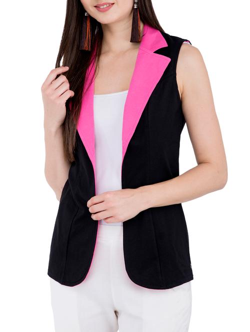 black solid blazer - 15136498 - Very Small Image - 1