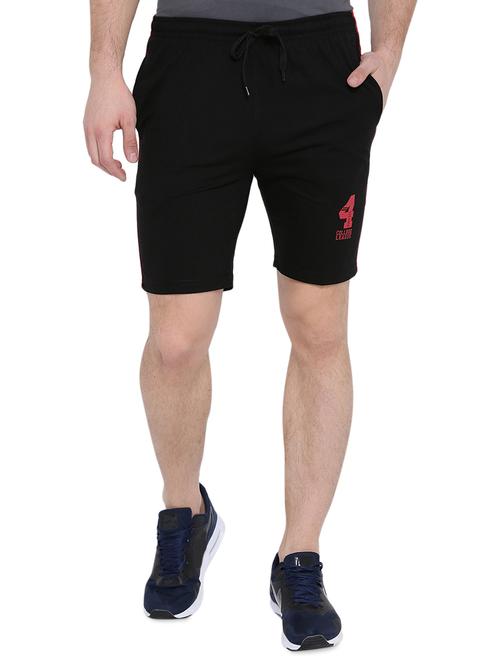 black cotton shorts - 15136948 - Very Small Image - 1