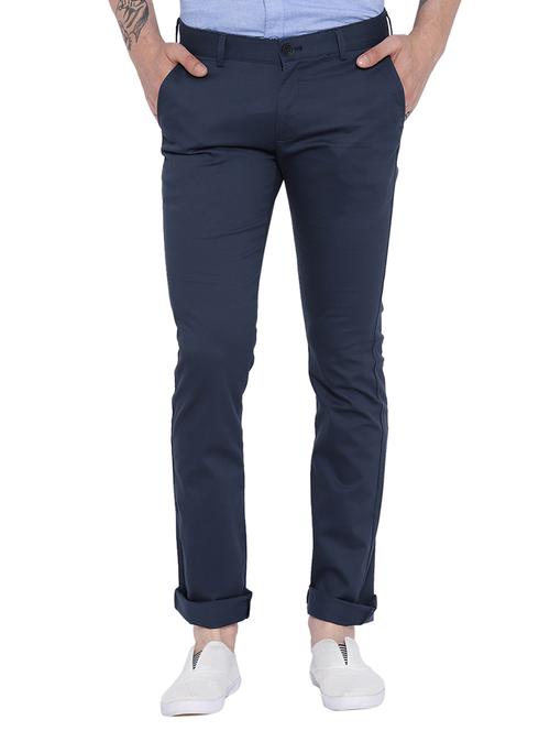 blue cotton chinos - 15136991 - Very Small Image - 1