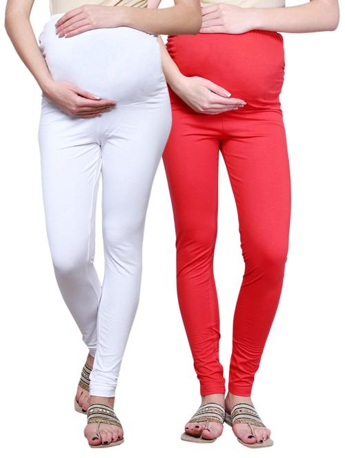 set of 2 multicolored maternity legging - 15139361 - Very Small Image - 1